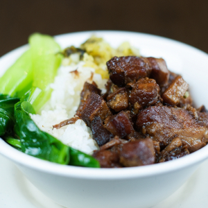42. Stir-Fried Pork on Rice