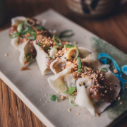 16. Peanut Butter Dumplings (Pork and Shrimp) (6 pcs)